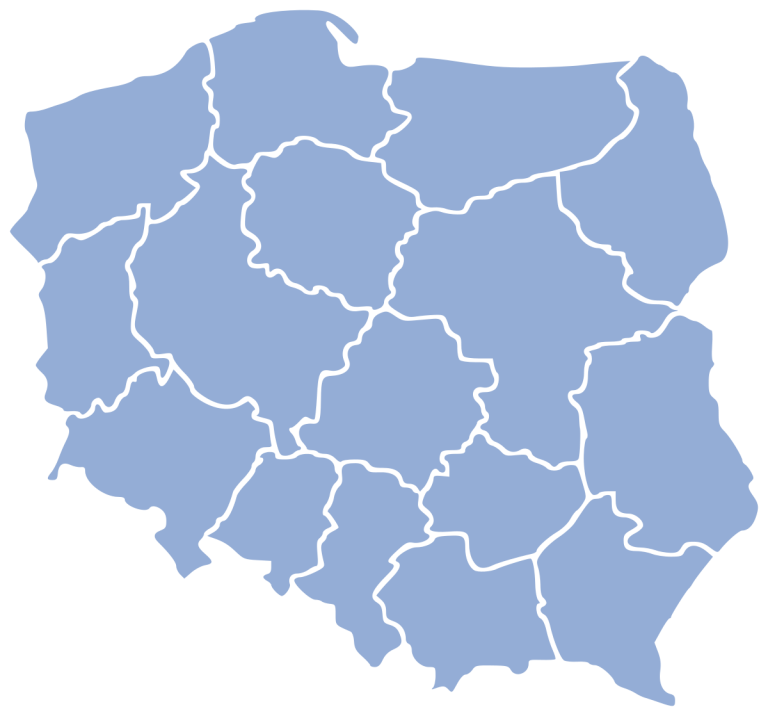 Mapa regionów